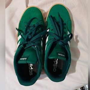adidas Green and White Athletic Shoes